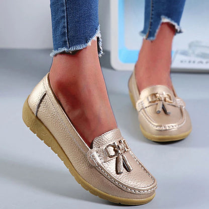 Mulheres Flats Moda Casual Mulheres Sapato Mocassins Sapatos Mulher