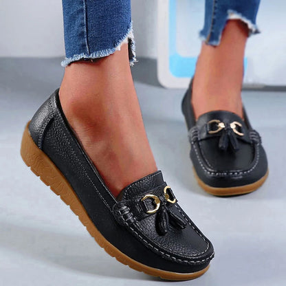 Mulheres Flats Moda Casual Mulheres Sapato Mocassins Sapatos Mulher