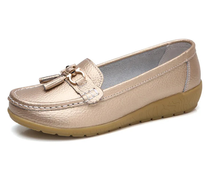 Mulheres Flats Moda Casual Mulheres Sapato Mocassins Sapatos Mulher