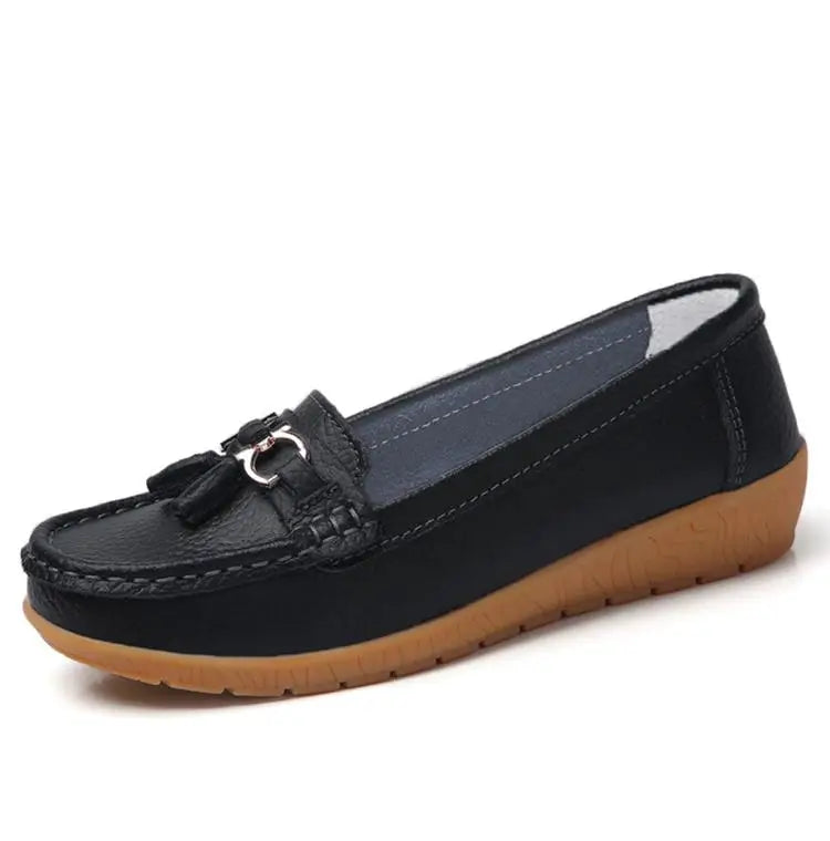 Mulheres Flats Moda Casual Mulheres Sapato Mocassins Sapatos Mulher